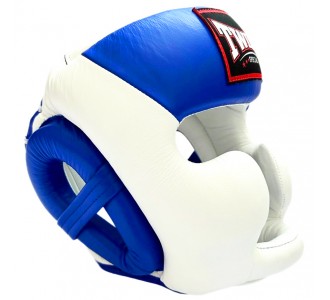 Шлем боксерский Twins Special (HGL3-2T white/blue)
